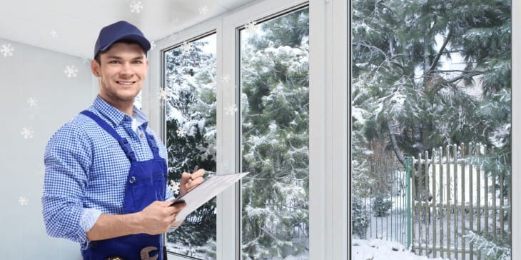Установка окон ПВХ зимой в Минске