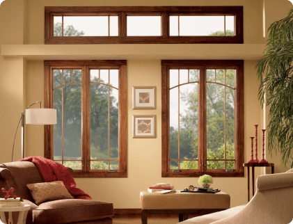 Коричневые окна в Минске