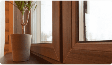 Коричневые окна в Минске