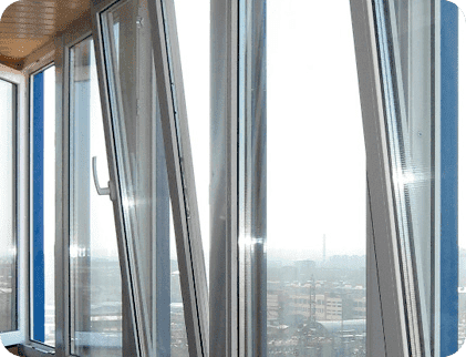 Окно ПВХ с откидным механизмом