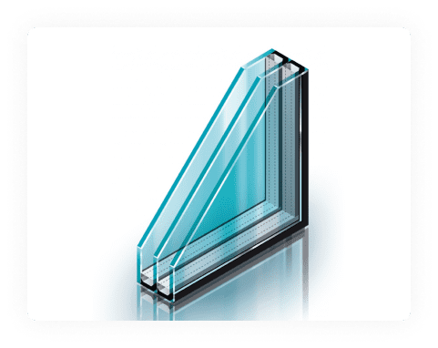 Двухкамерный стеклопакет