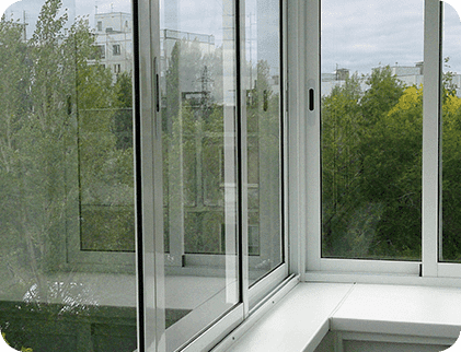 Окно ПВХ раздвижной способ