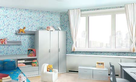 Правила подбора окон для детской комнаты