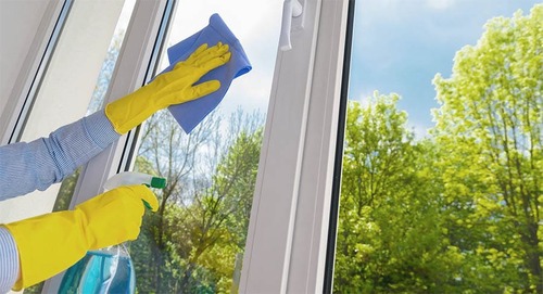 Очистка пластиковых стеклопакетов