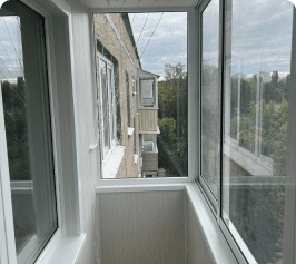 Обшивка балкона в Минске