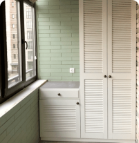 Обшивка балкона в Минске